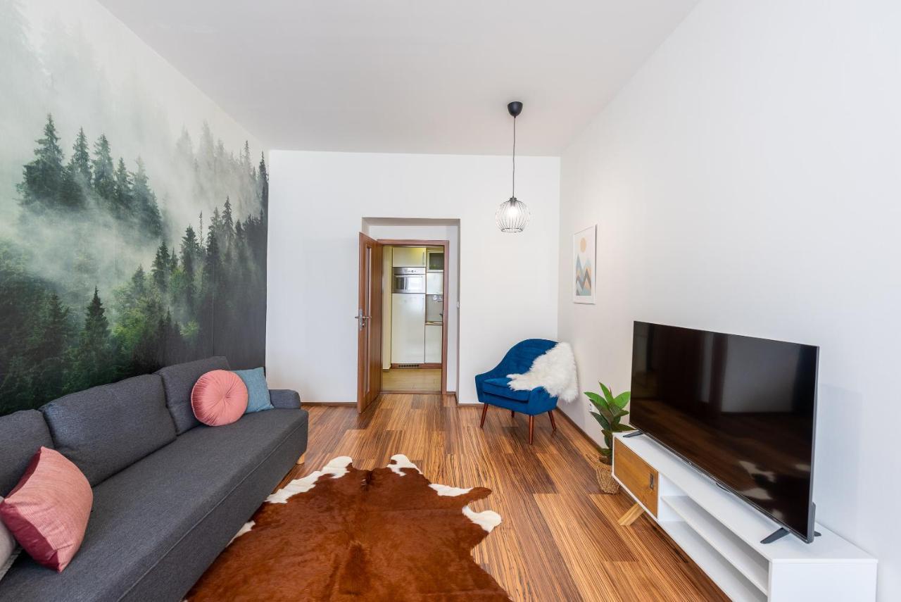 10 Min City Centre 5 People Apartment, Free Coffee Prag Exterior foto